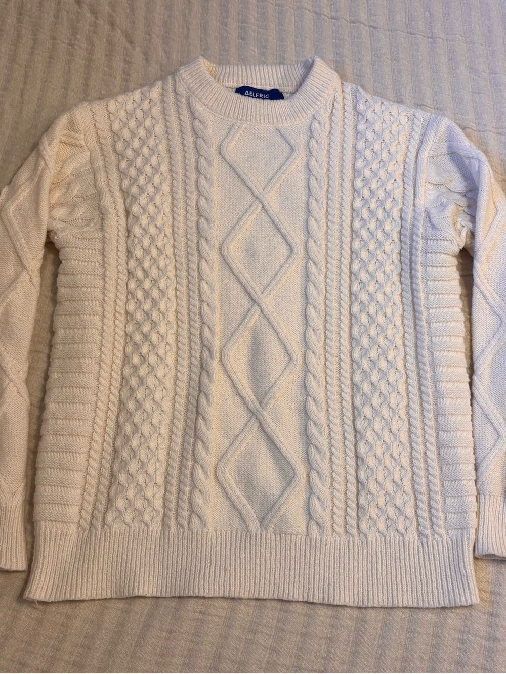 AELFRIC EDEN RETRO 90S CABLE KNIT SWEATER